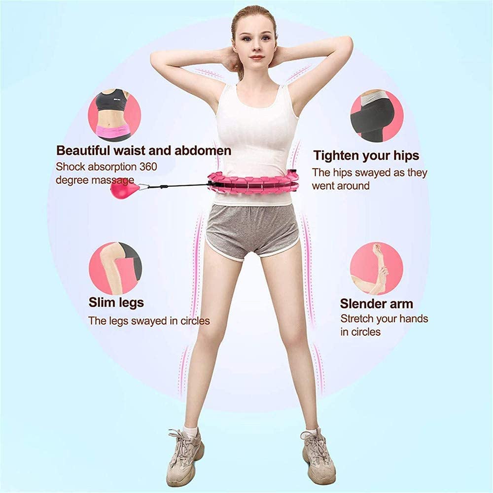 18-24Knots Adjustable Exercise Hoop Smart Exercise Hoop Weight Loss - Taplike