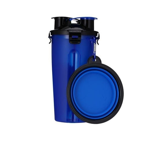 2 in 1 Dog Drinking Water Bottle with Bowls - Taplike