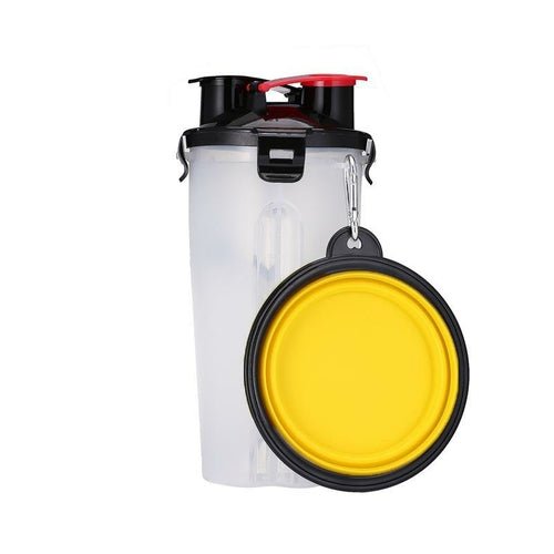 2 in 1 Dog Drinking Water Bottle with Bowls - Taplike