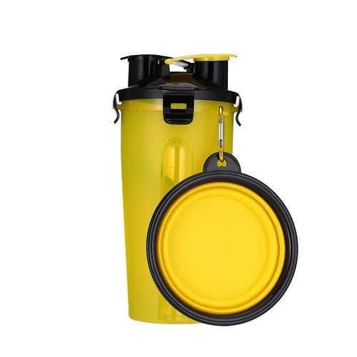 2 in 1 Dog Drinking Water Bottle with Bowls - Taplike