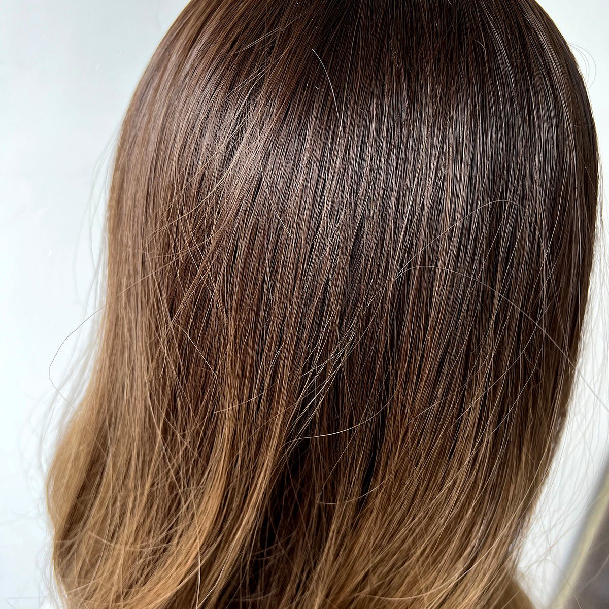 20-inch | Dark Brown | Straight Hair With Hair Bangs | SM7237 - TapLike