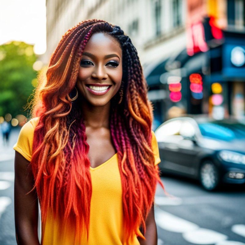 20 inch Synthetic Wigs straight and Curved African Wig Female DreadLocs 18pccs - Taplike