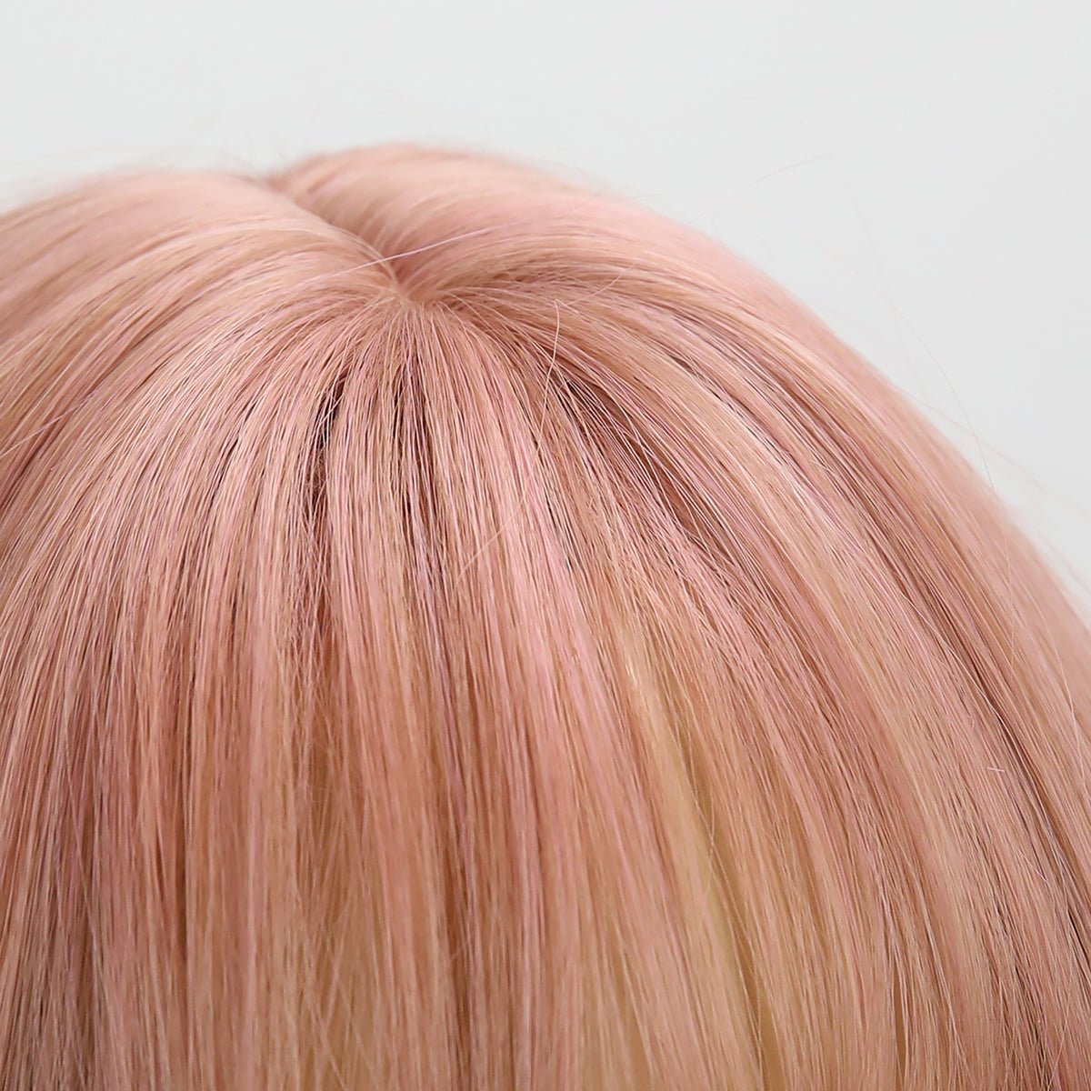 22-inch |rose powder|curly hair with hair bangs | SM7254 - TapLike