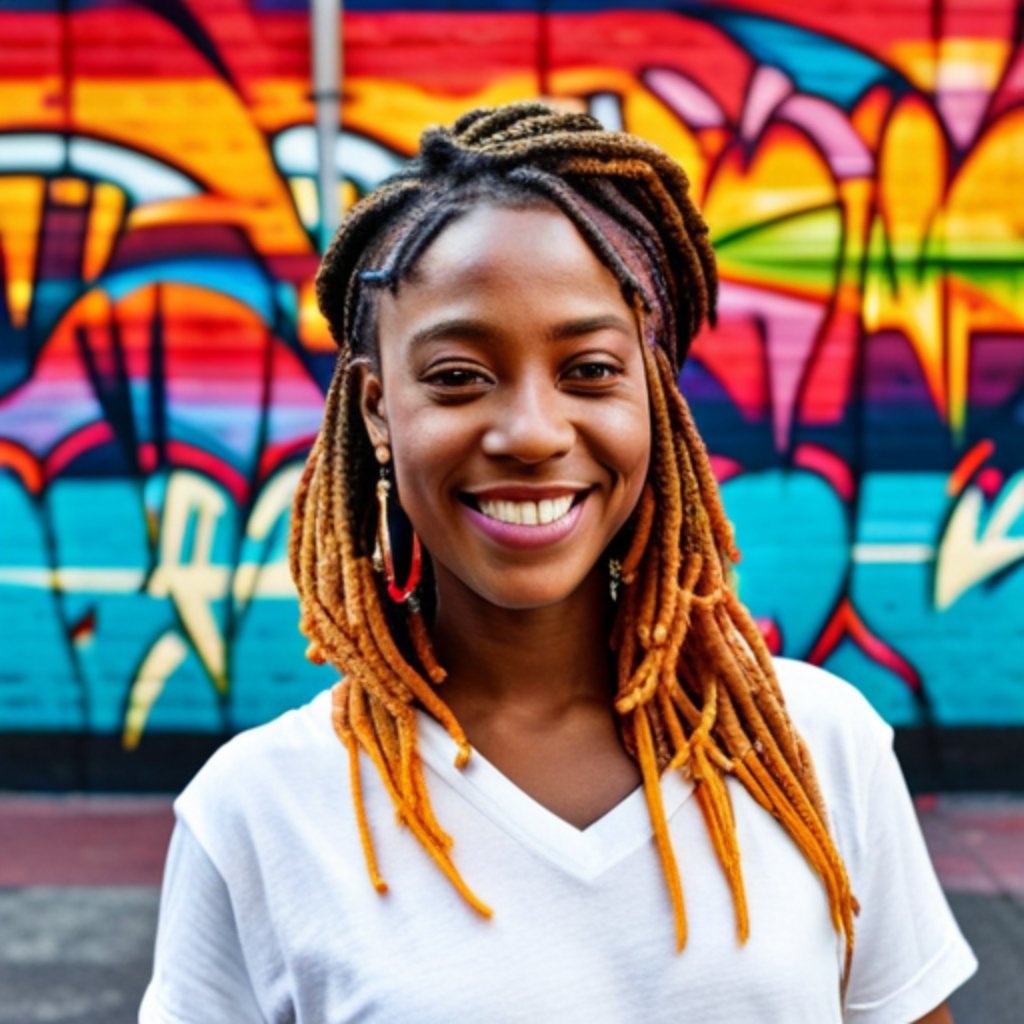 22 inches African Braid Fluffy Colorful Synthetic Braid Dreadloc Long straight Wigs 15pcs - Taplike