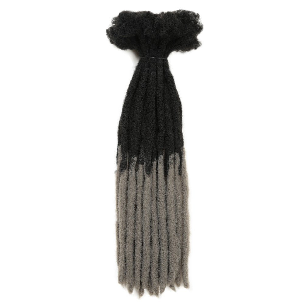 22 inches African Braid Fluffy Colorful Synthetic Braid Dreadloc Long straight Wigs 15pcs - Taplike