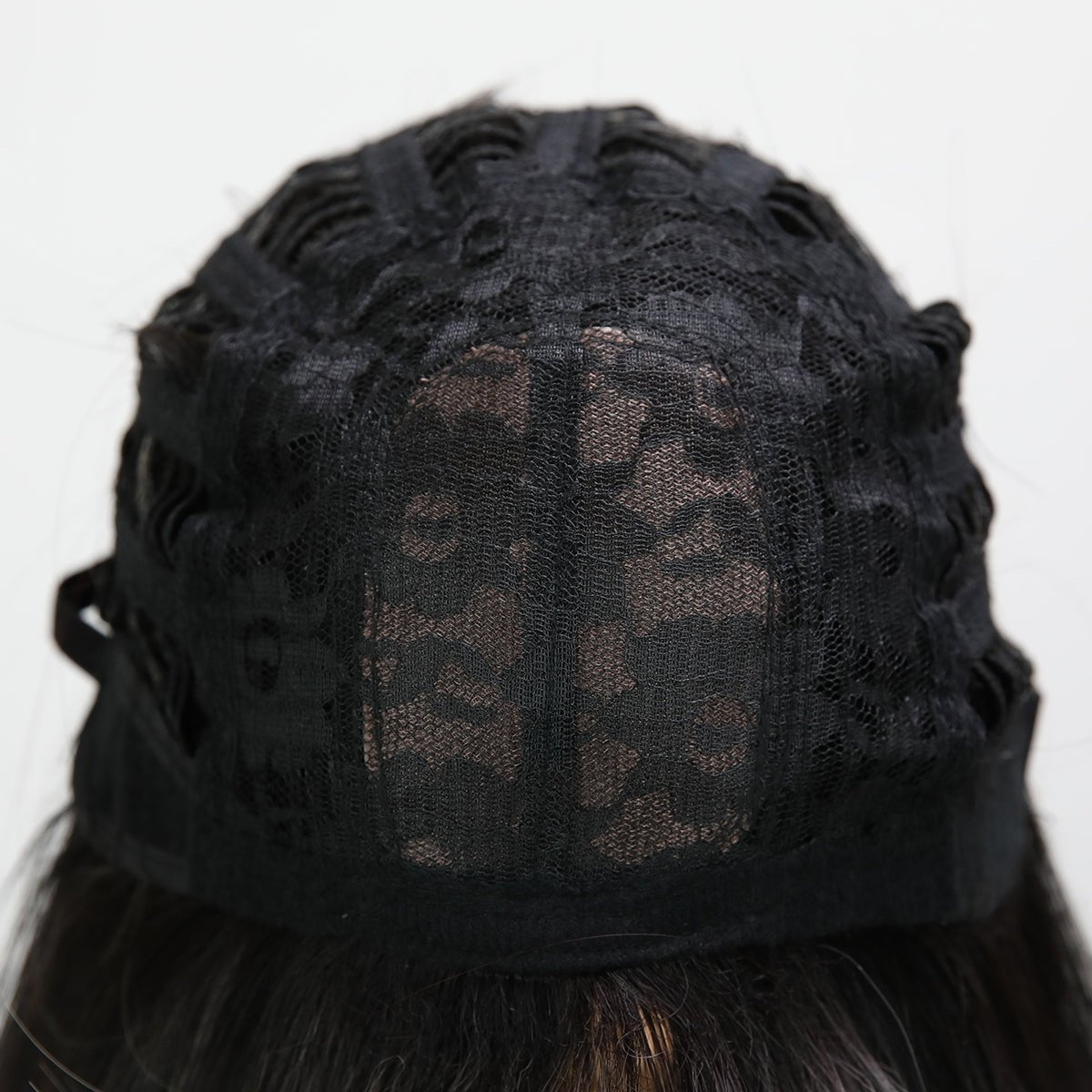 24-inch | black grey |straight hair with hair bangs| SM7279 - TapLike