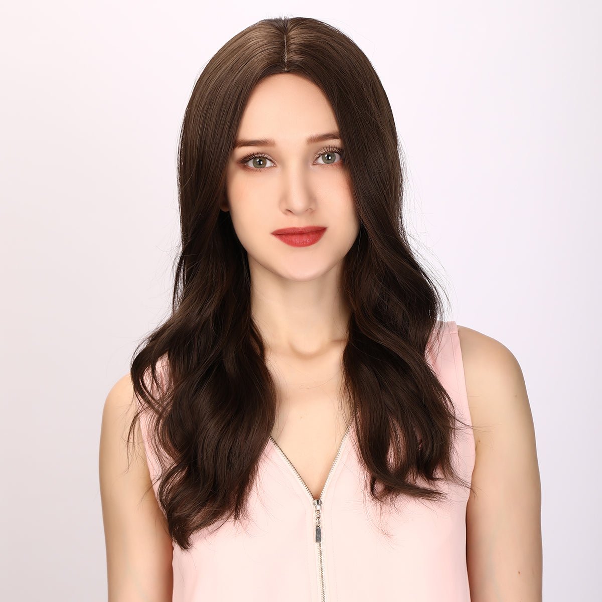 24-inch | Brown Loose Wave without Hair Bangs | SM8057 - TapLike