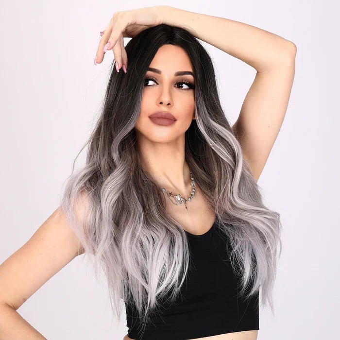 26-inch | Ombre Grey | Loose Wavewithout Bangs | SM8036 - TapLike