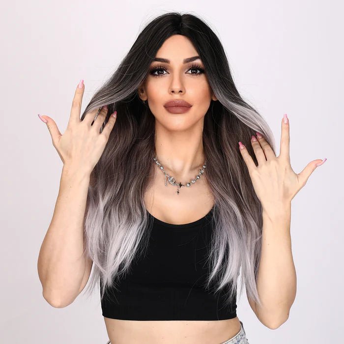 26-inch | Ombre Grey | Loose Wavewithout Bangs | SM8036 - TapLike