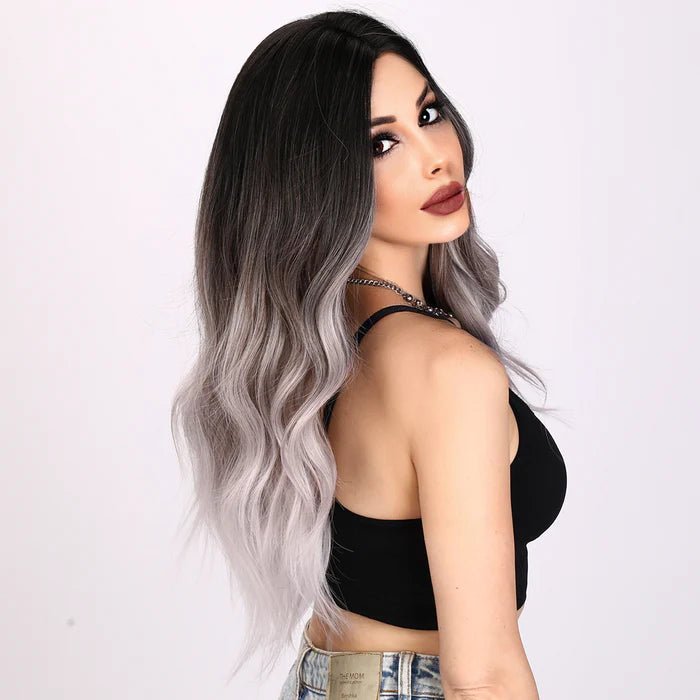 26-inch | Ombre Grey | Loose Wavewithout Bangs | SM8036 - TapLike