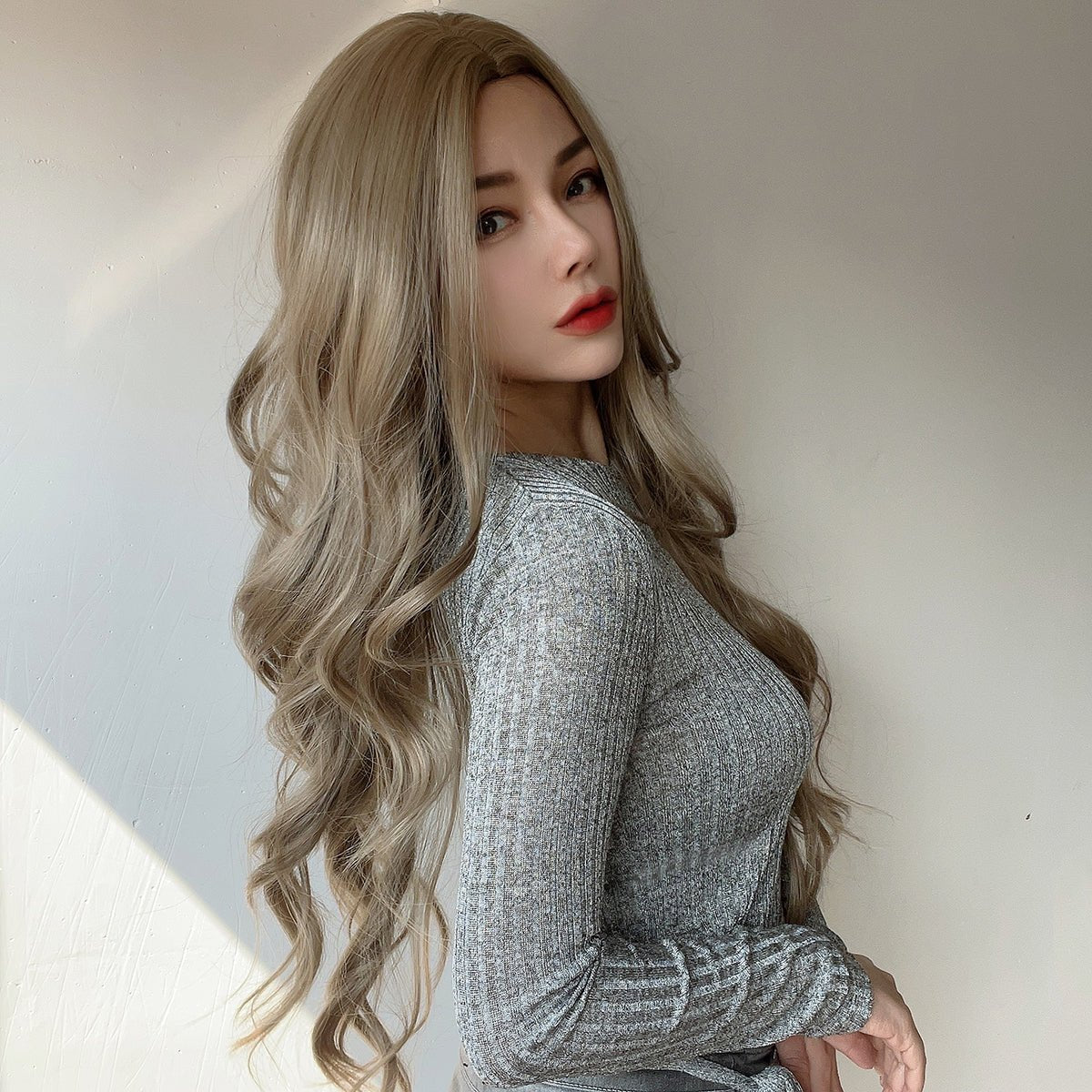 26 inches | middle part curly long hair | SM7401 - TapLike