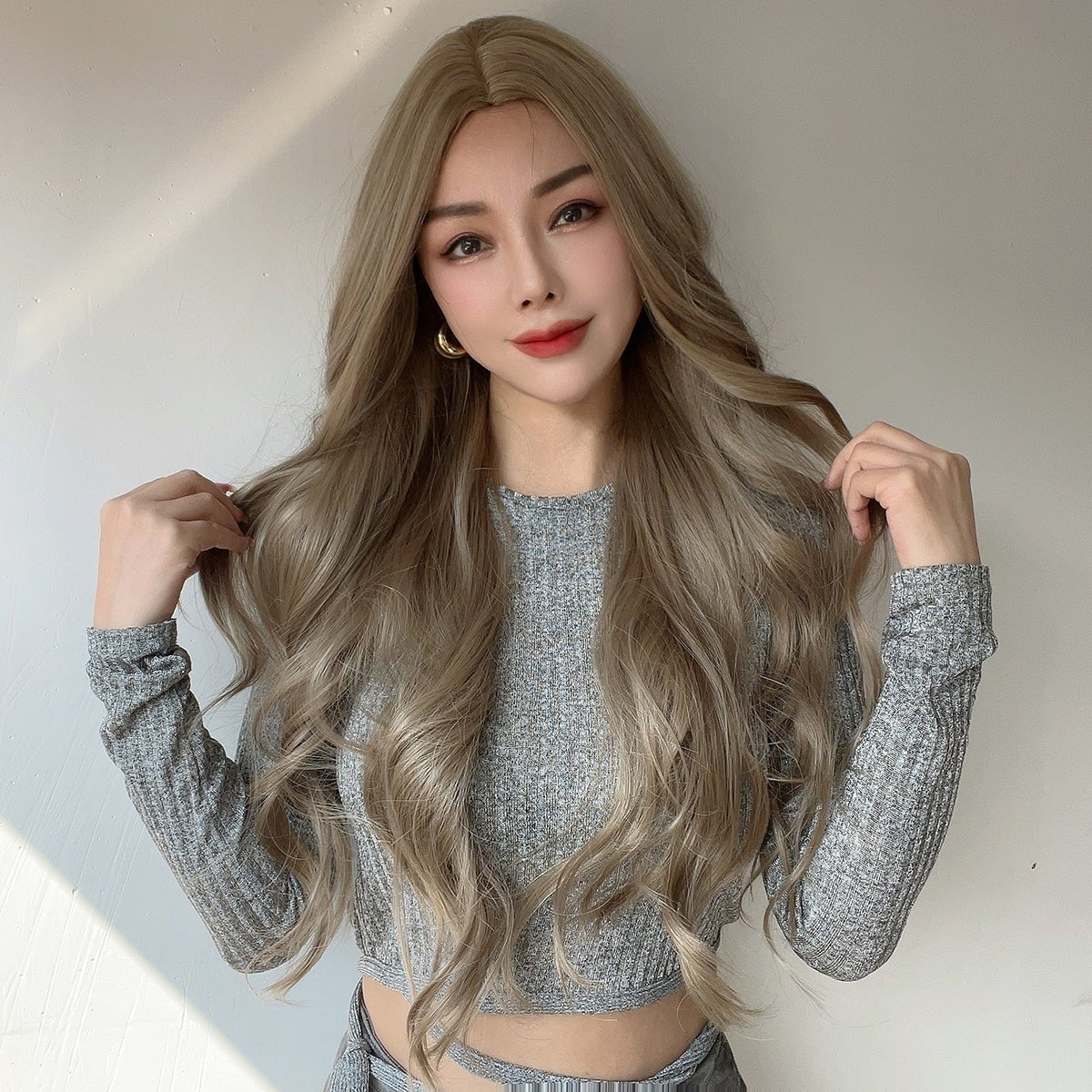 26 inches | middle part curly long hair | SM7401 - TapLike