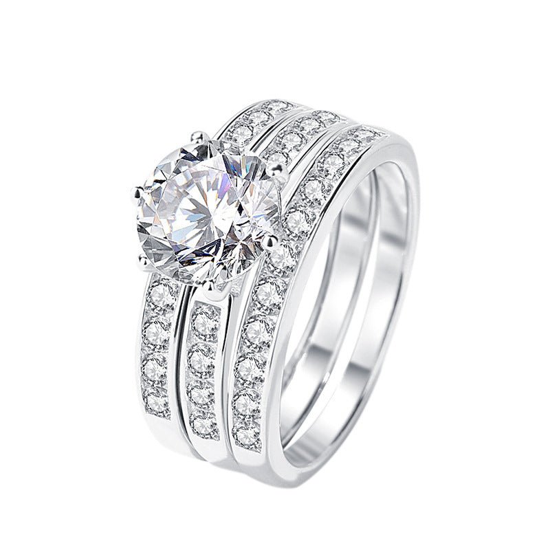 2ct Moissanite Ring, Buy 1 Get 2 Free, Gifts For Yourself F3649-1 - TapLike