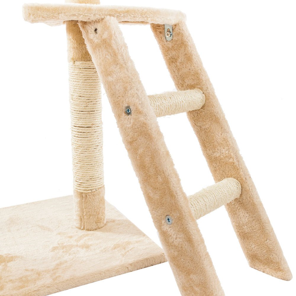 60" Solid Cute Sisal Rope Plush Cat Climb Tree Cat Tower - Taplike