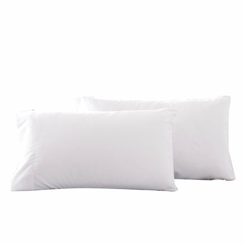 A Pair of Brushed Plain Hypoallergenic And Breathable Pillowcases - Taplike