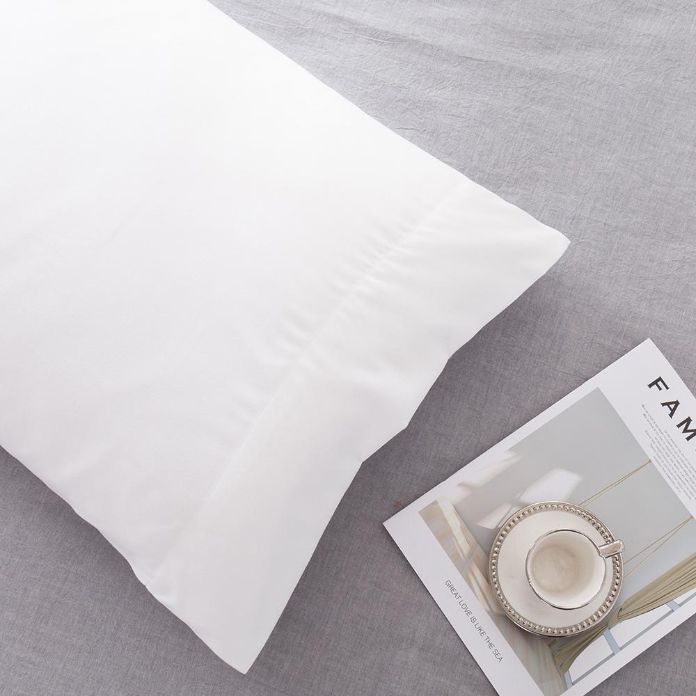 A Pair of Brushed Plain Hypoallergenic And Breathable Pillowcases - Taplike