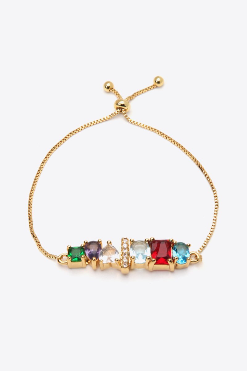 A to J Zircon Bracelet - TapLike