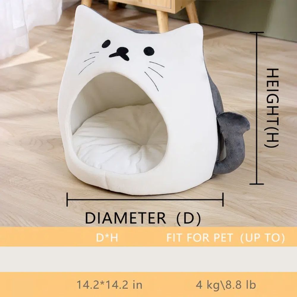 Adorable Cat Shape Pet House - Taplike