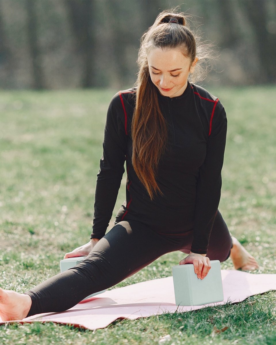 Body Glove Yoga Foaming Brick Home Gym Exercise Block Fitness 2 Pack - Taplike