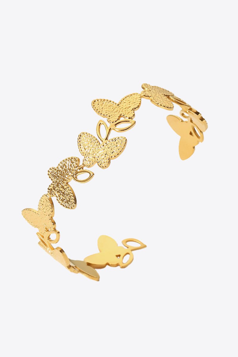 Butterfly-Shape Open Bracelet - Taplike
