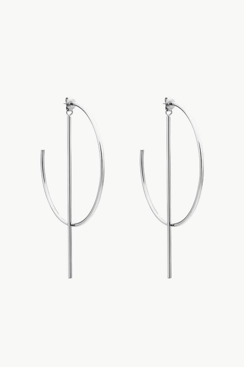 C-Hoop Stainless Steel Earrings - Taplike