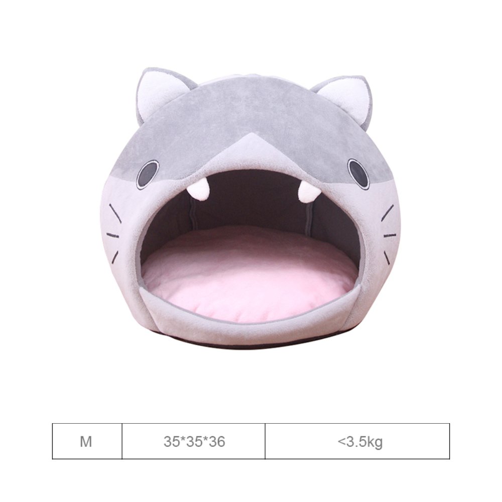 Cat Cartoon Cozy Bed House - Taplike
