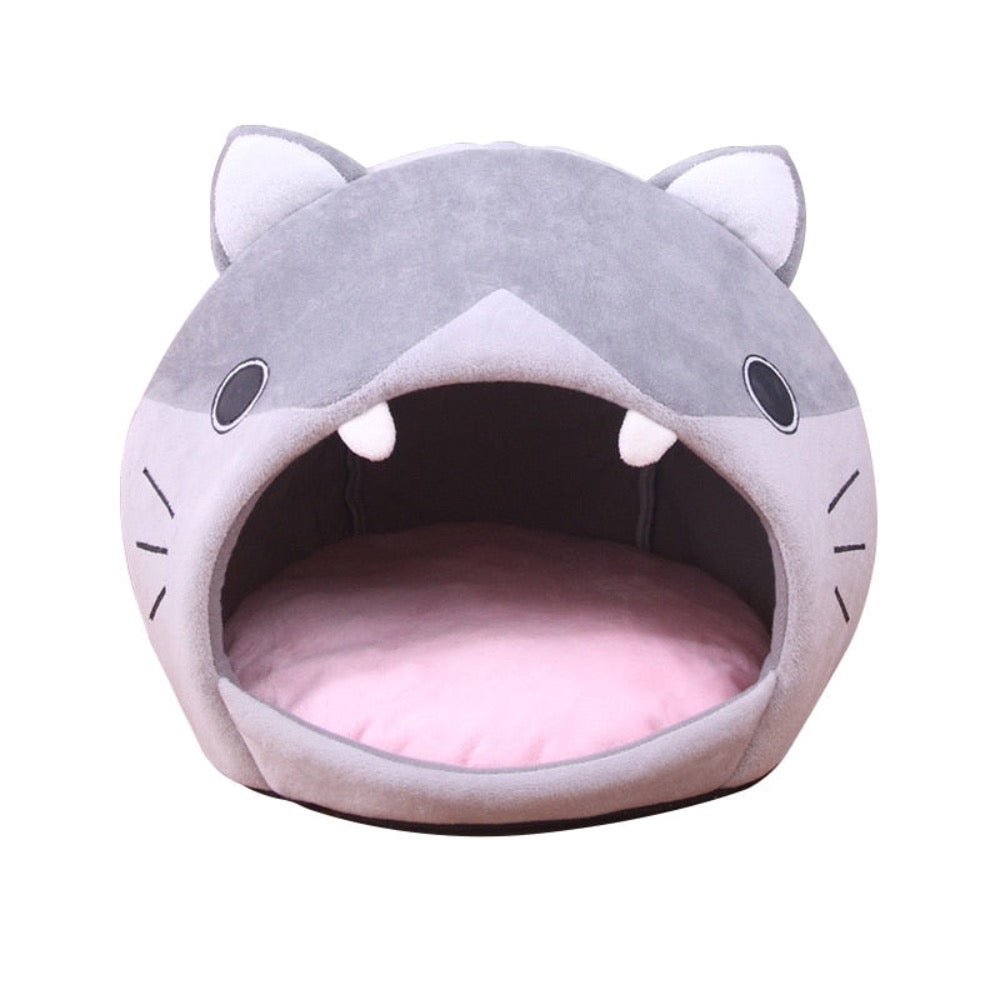 Cat Cartoon Cozy Bed House - Taplike