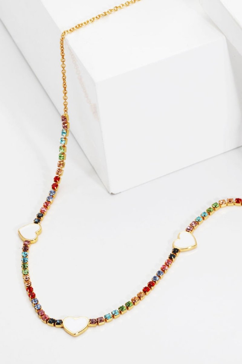Crystal Heart Necklace - TapLike