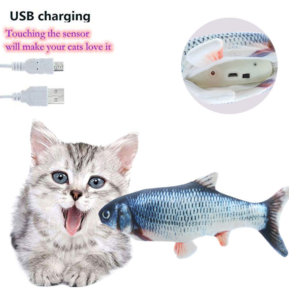 Electric Flipping Fish Toy for Cats - Taplike