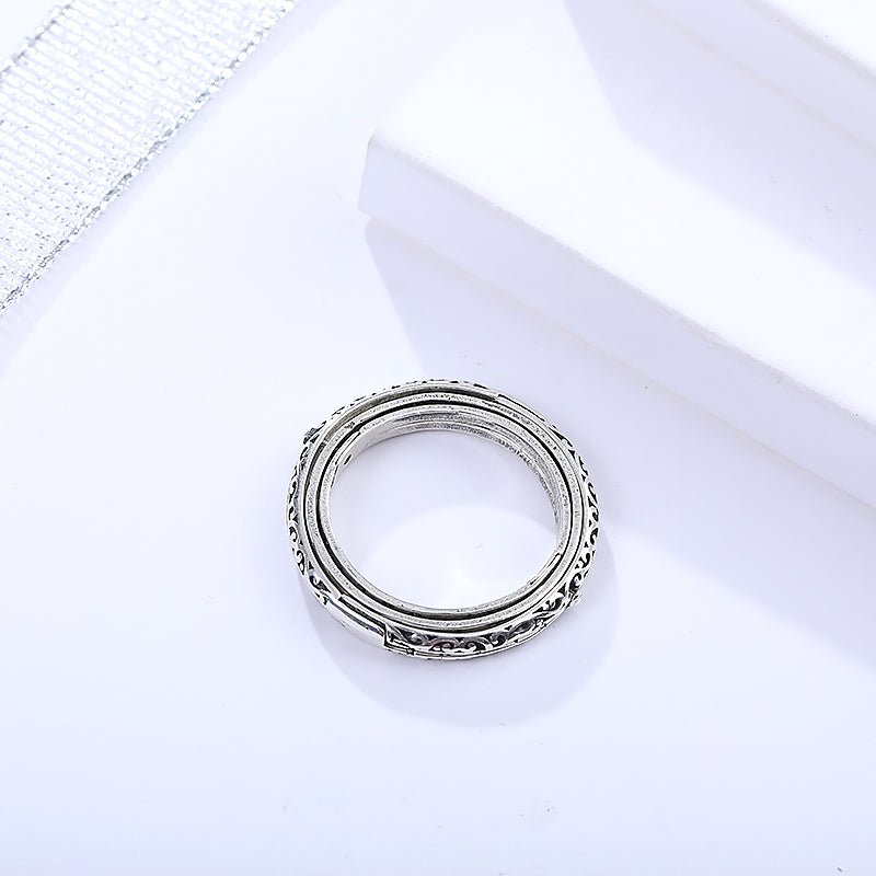 Experience the Magic of Our Reversible Space Globe Ring | K770-C - TapLike