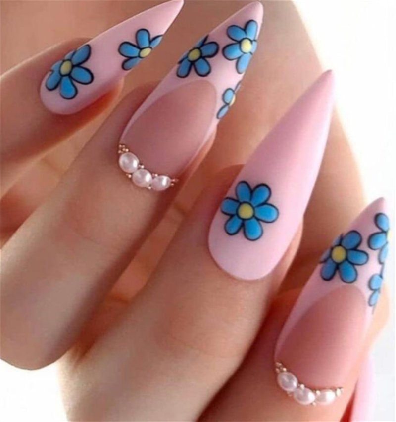 Gradient Light Green Striped Diamond Wear Nails - TapLike