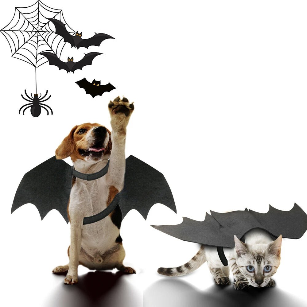 Halloween Pet Bat Wings Costume Cat and Dogs - Taplike