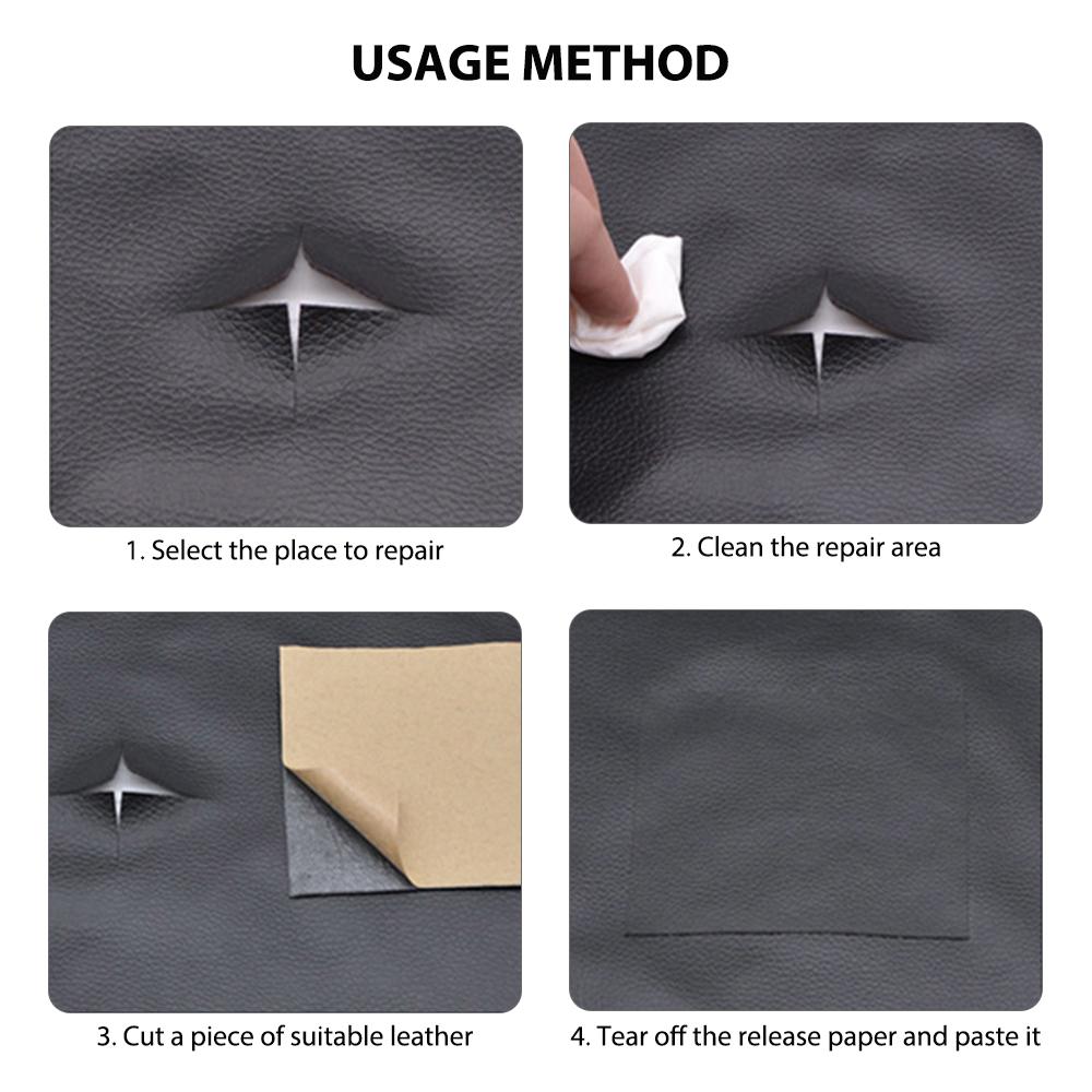 High-strength Leather Tape 3X60 Inch Self-Adhesive Leather Repair - Taplike