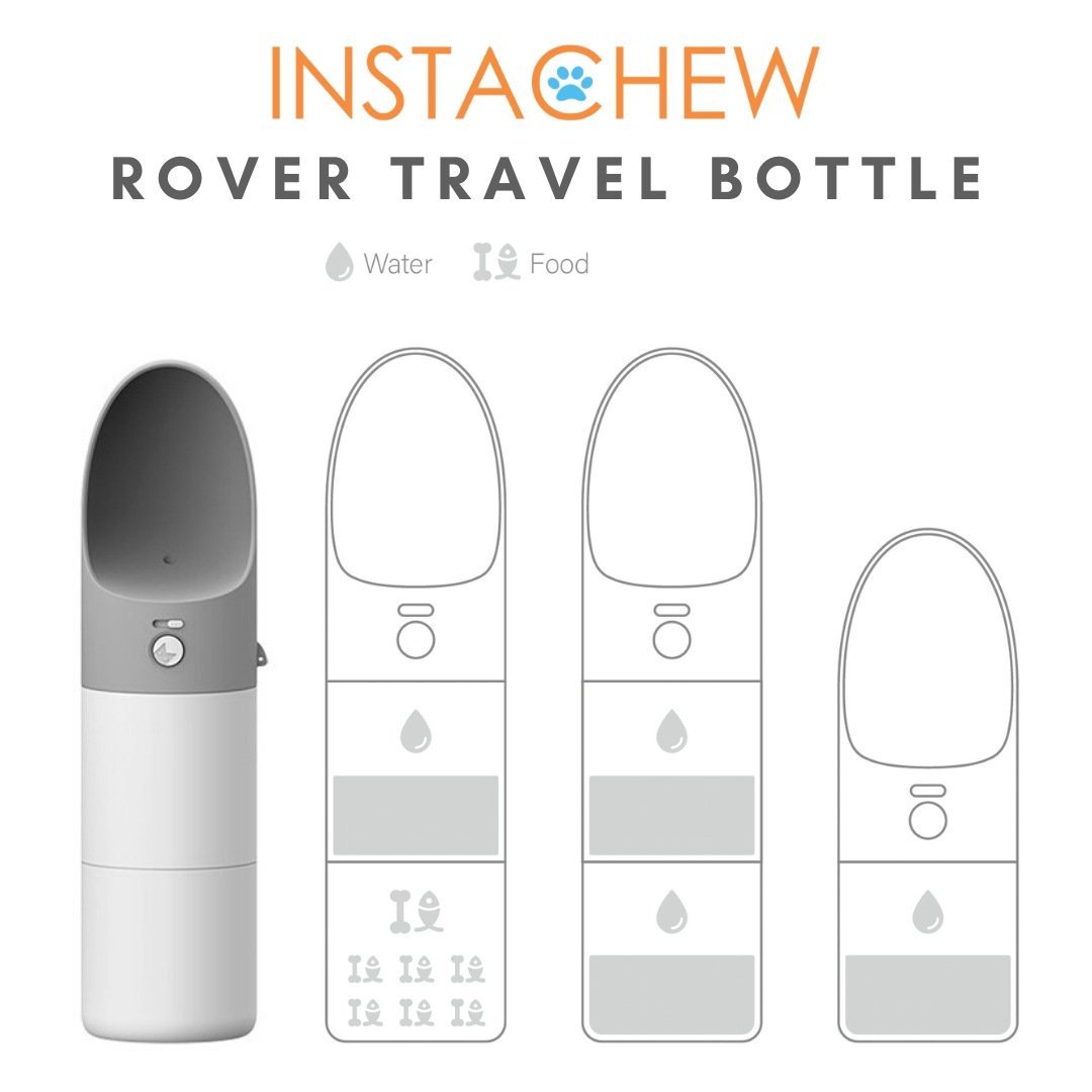Instachew Rover Pet Travel Bottle, Dog water bottle - Taplike
