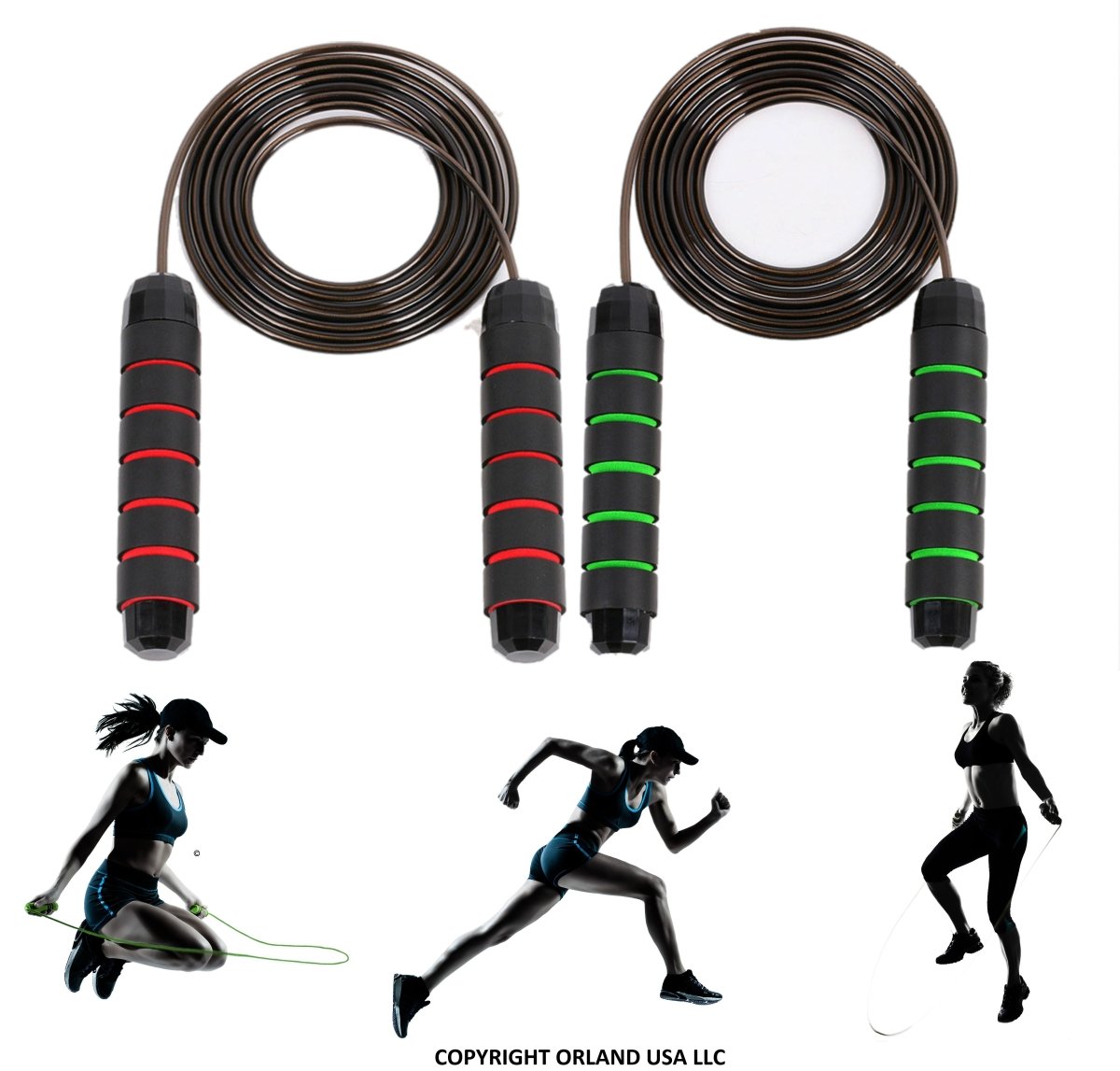 Jump Rope Skipping Aerobic Exercise Adjustable Bearing Speed - Taplike