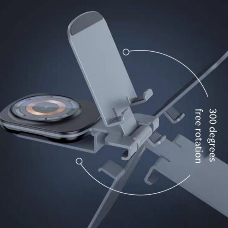 Magnetic Charger Wireless Fast Charging Desktop Folding | 3C - TapLike