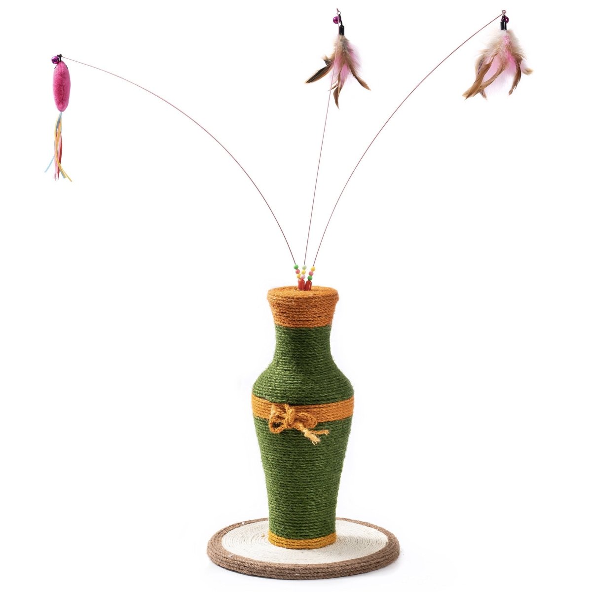 MewooFun Cotton and Linen Vase-Shaped Cat Toys Interactive Toys Cat - Taplike