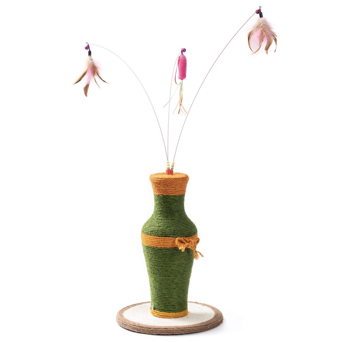 MewooFun Cotton and Linen Vase-Shaped Cat Toys Interactive Toys Cat - Taplike