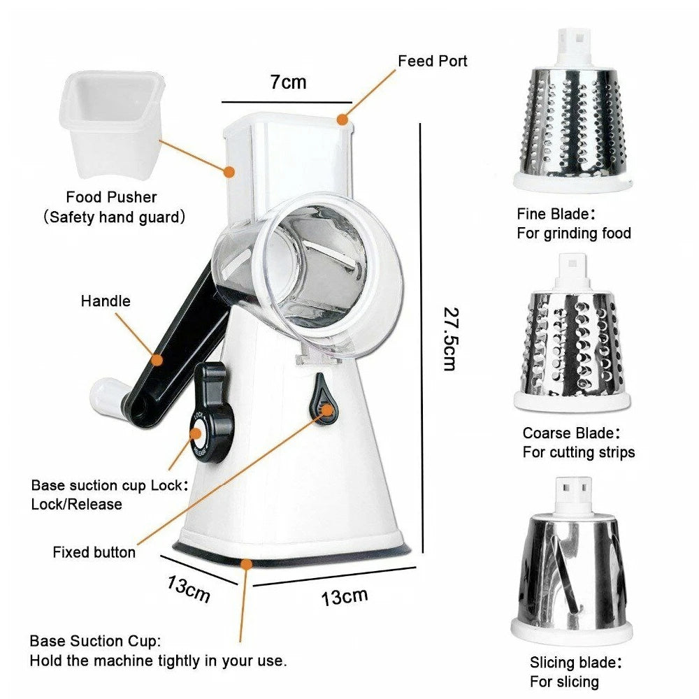 Multi-functional Stainless Steel Kitchen Slicer Grater Kit - Taplike