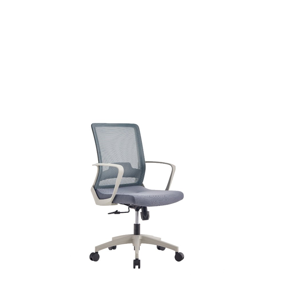 Office Chair Ovni, Fixed Armrest, Class Three Gaslift, Mesh, Black - Taplike