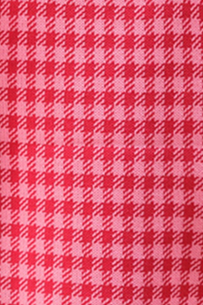 Plaid Round Neck Sleeveless Knit Top X - Taplike