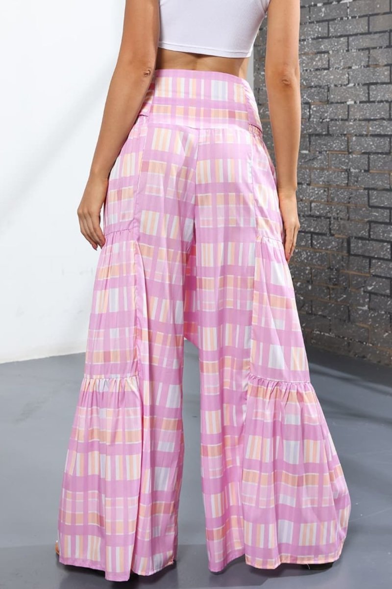 Printed High-Rise Tied Culottes - Taplike