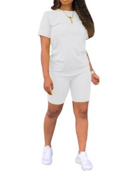 Pure-Colored Simple Sports Suit H68XZEAPZH - Taplike
