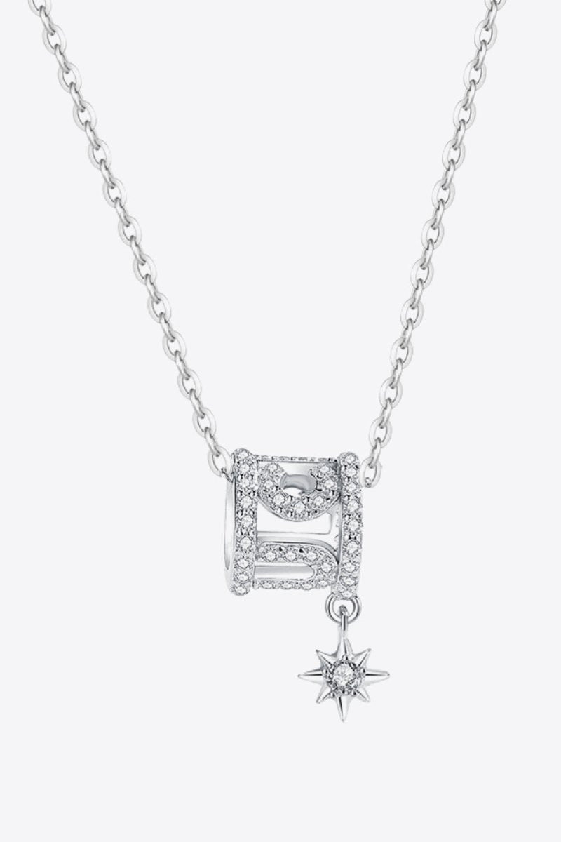 Rely On Fate Cubic Zirconia Pendant Necklace - TapLike