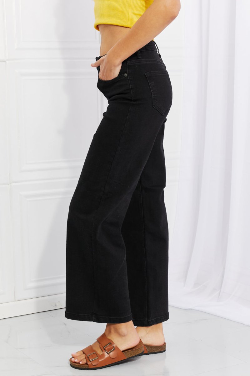 RISEN Amanda Midrise Wide Leg Jeans - Taplike