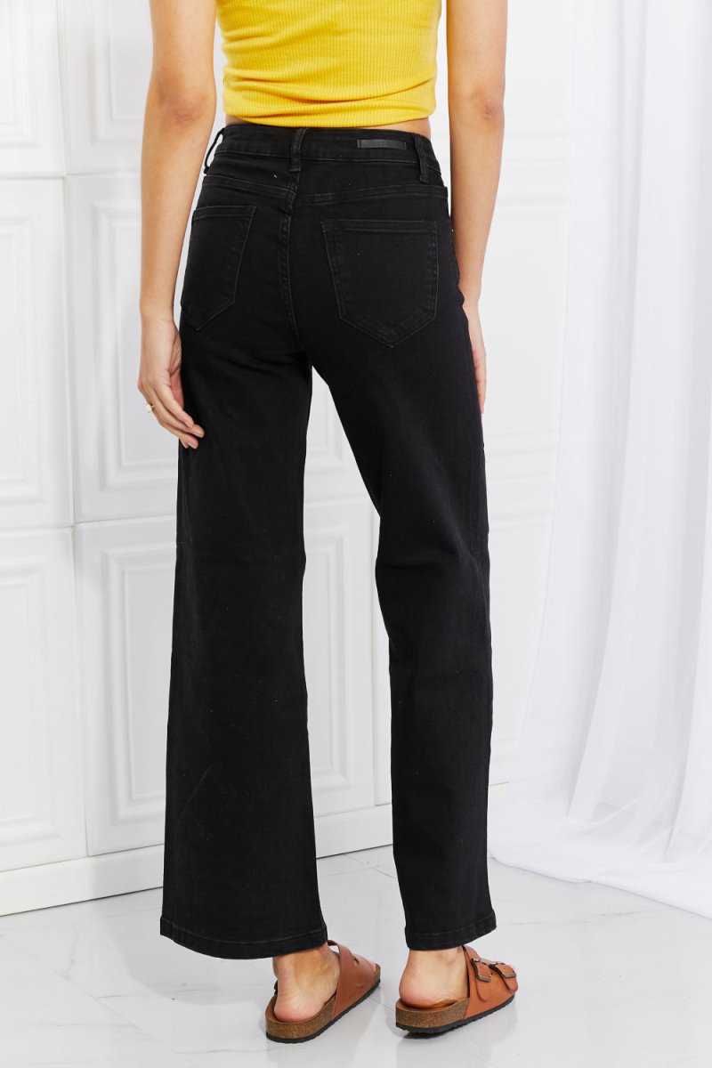 RISEN Amanda Midrise Wide Leg Jeans - Taplike