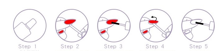 Simple Black And White Color Matching Long Nails Removable Nail Tip - TapLike