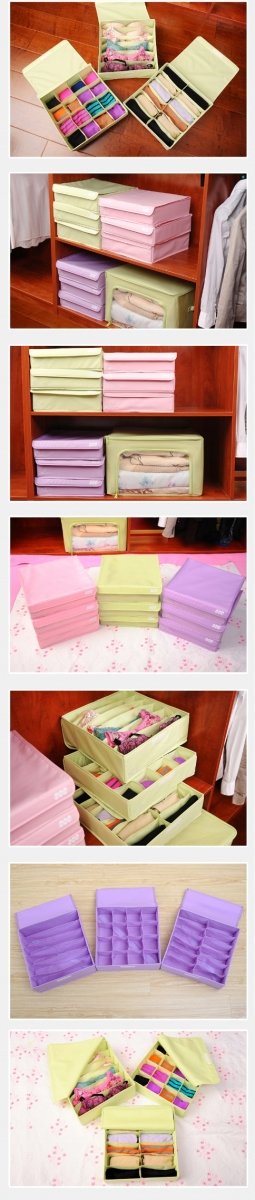 Small underwear and small items storage box (16 compartments) - TapLike