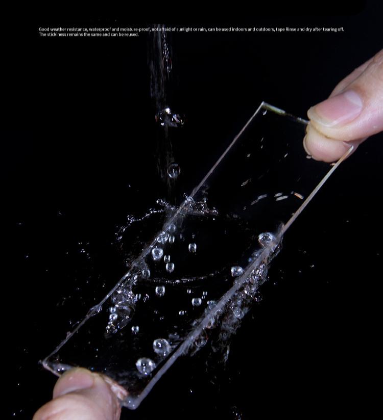 Waterproof Nano Double-Sided Tape - Transparent & Traceless Adhesive Hooks D - Taplike