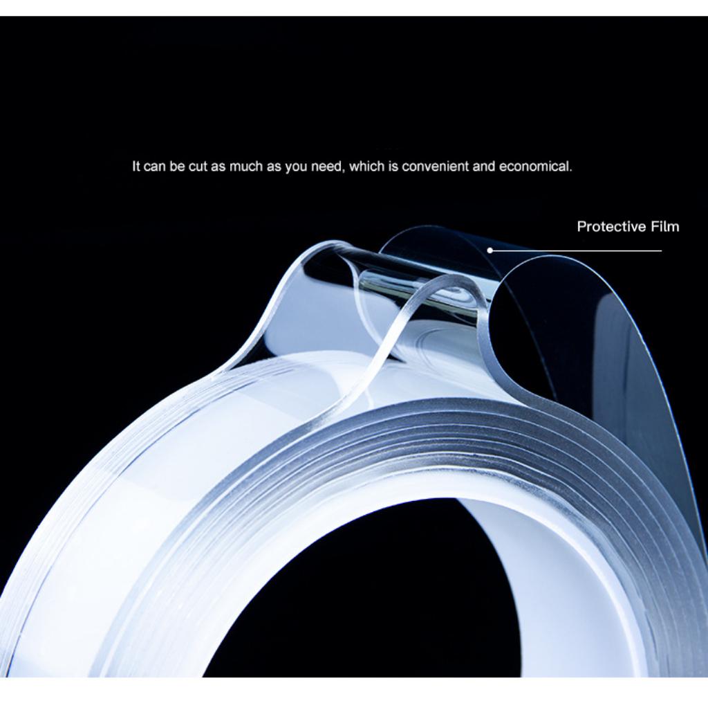 Waterproof Nano Double-Sided Tape - Transparent & Traceless Adhesive Hooks D - Taplike